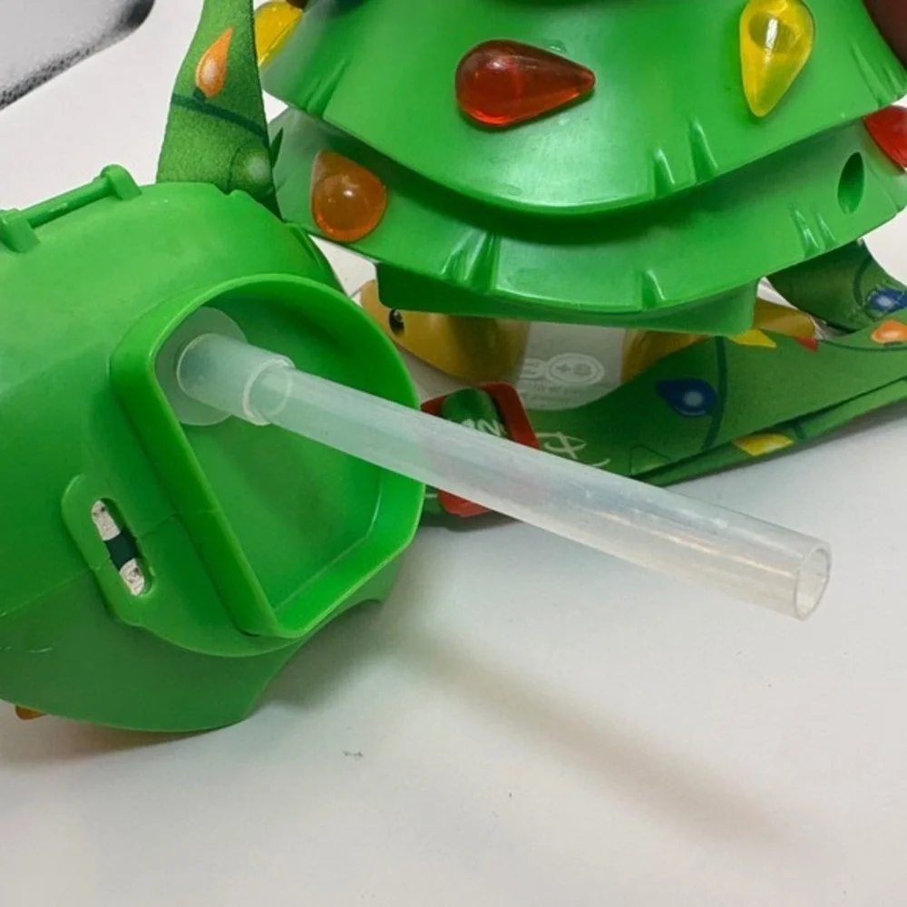 Disney Parks Donald Duck Christmas Tree Light Up Sipper Cup Holiday 2023 Novelty